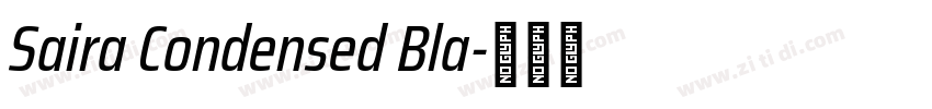Saira Condensed Bla字体转换